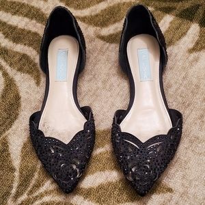 COPY - Betsey Johnson Cut-Out Sparkle Flats